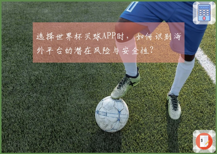 选择世界杯买球APP时，如何识别海外平台的潜在风险与安全性？