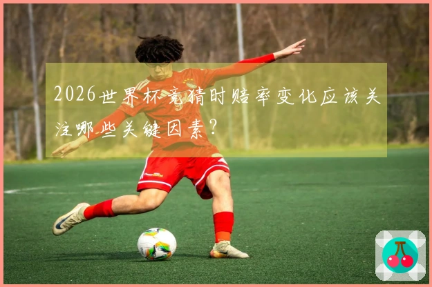 2026世界杯竞猜时赔率变化应该关注哪些关键因素？