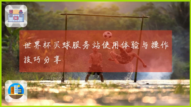 世界杯买球服务站使用体验与操作技巧分享
